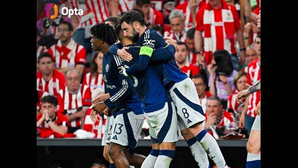 رقم غريب لمانشستر يونايتد في اليوروبا ليغ