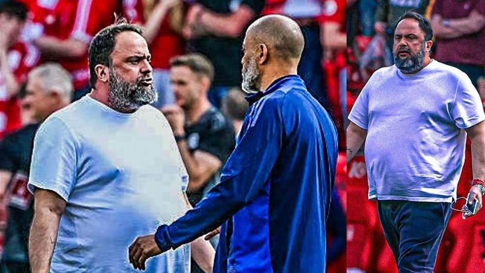 مالك نوتنغهام يجادل المدرب في الملعب