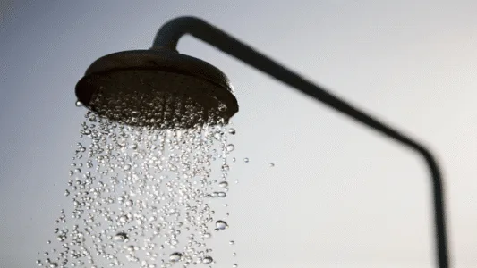Shower in the morning or evening