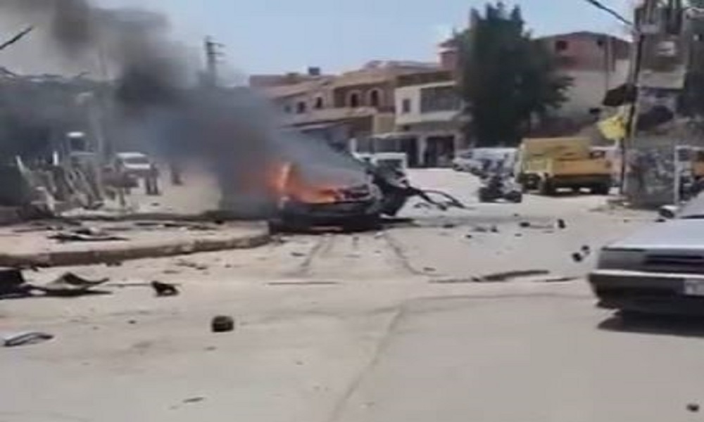 بالفيديو: إستهداف إسرائيلي جديد في ميس الجبل