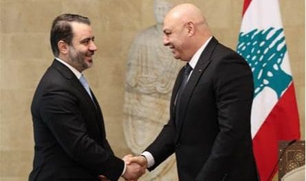 الشيباني من بعبدا: مرحلة التعافي في سوريا ستنعكس إيجابًا على لبنان