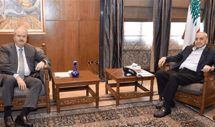 بري عرض مع وفد من القاع حاجات البلدة واستقبل جابر