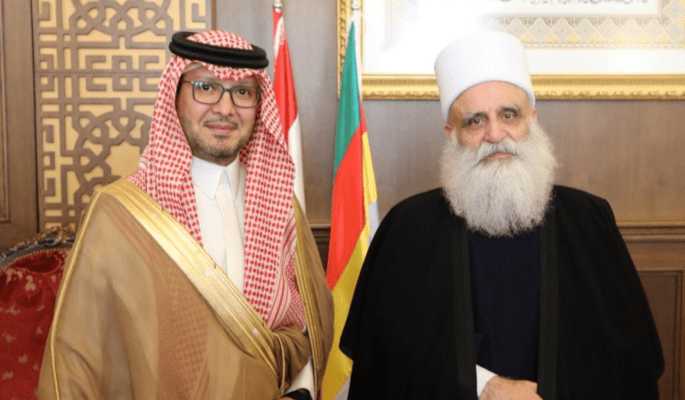 السعودية والدروز: أبي المنى يناقش آخر التطورات في لبنان مع بخاري