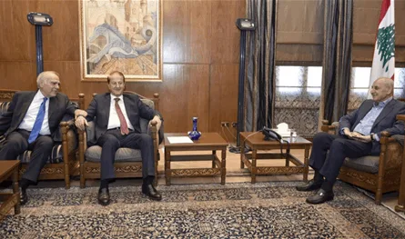 Berri received Merhebi and Rahma to follow up on political and parliamentary developments