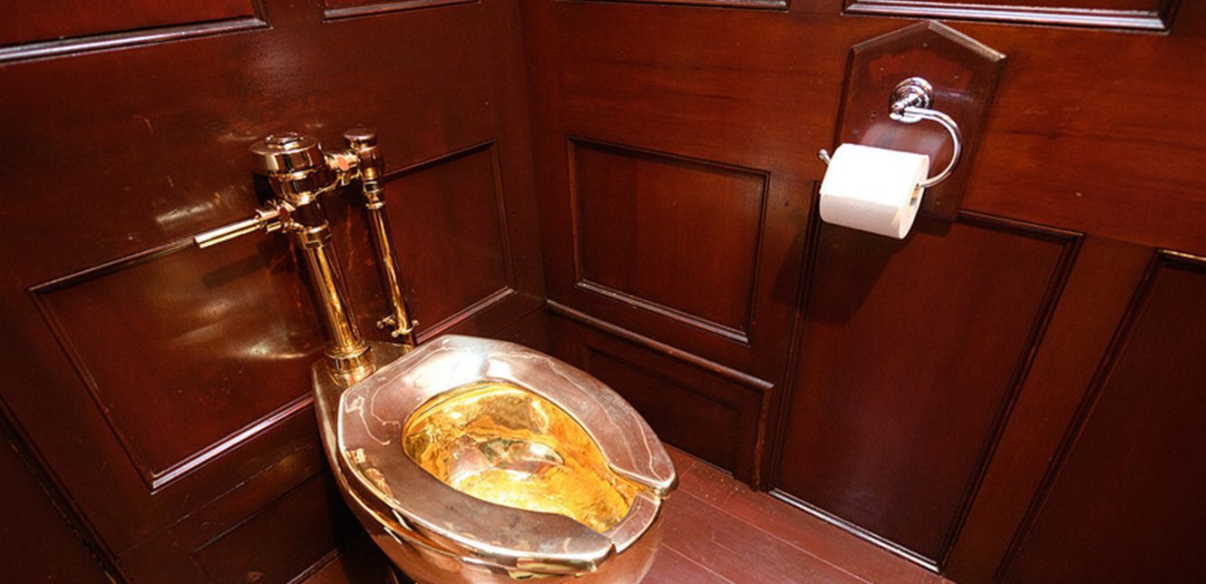 Gold Toilet for Sale