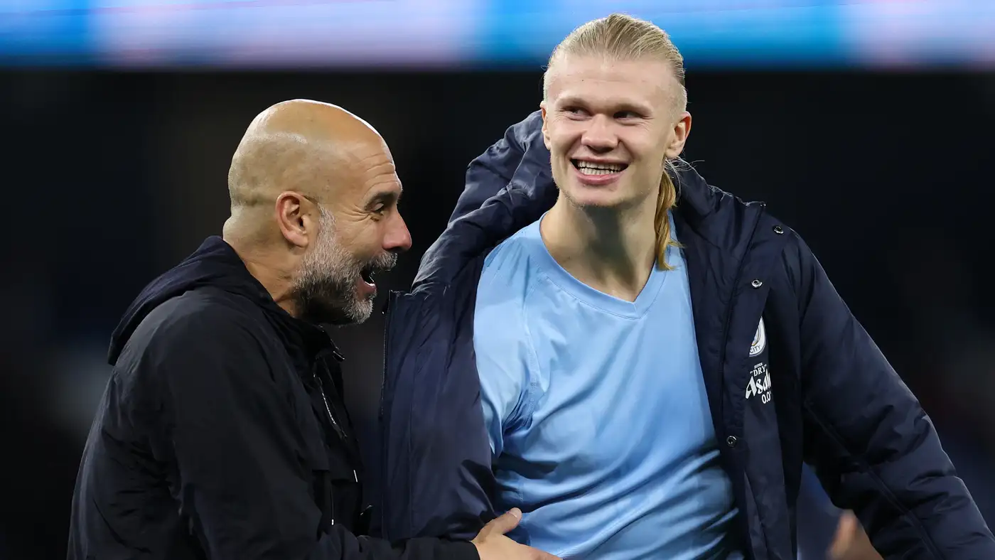 جوارديولا: هالاند يقترب من مستوى “ميسي” و”رونالدو”