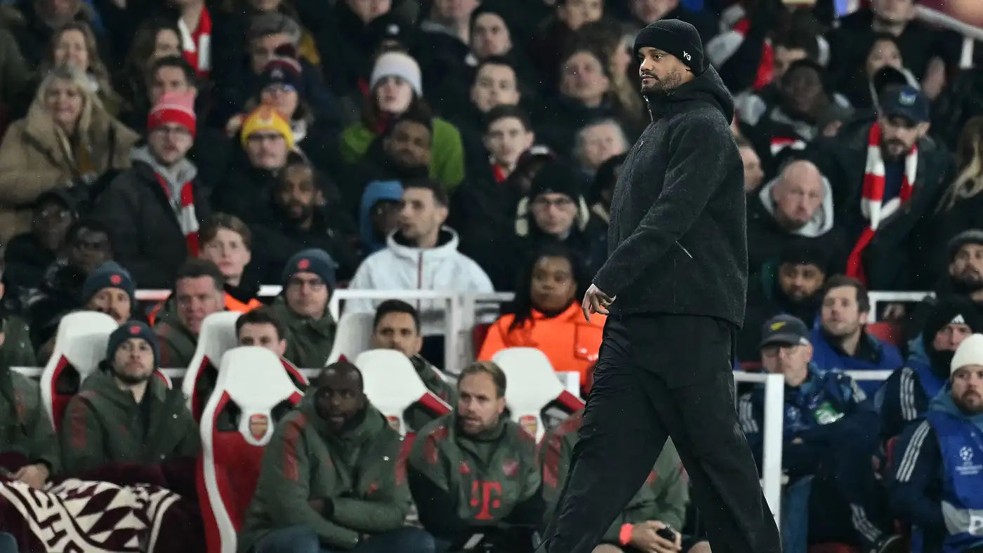 كومباني يتطلع لمواجهة آرسنال بعد الهزيمة القاسية