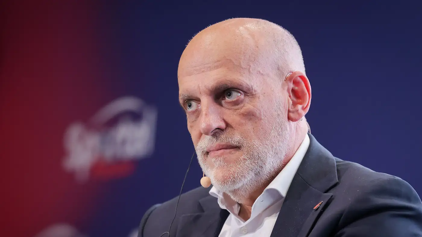 Tebas: “Real’s crisis” is a recurring scenario… and comparing La Liga to the Premier League is “absurd.”