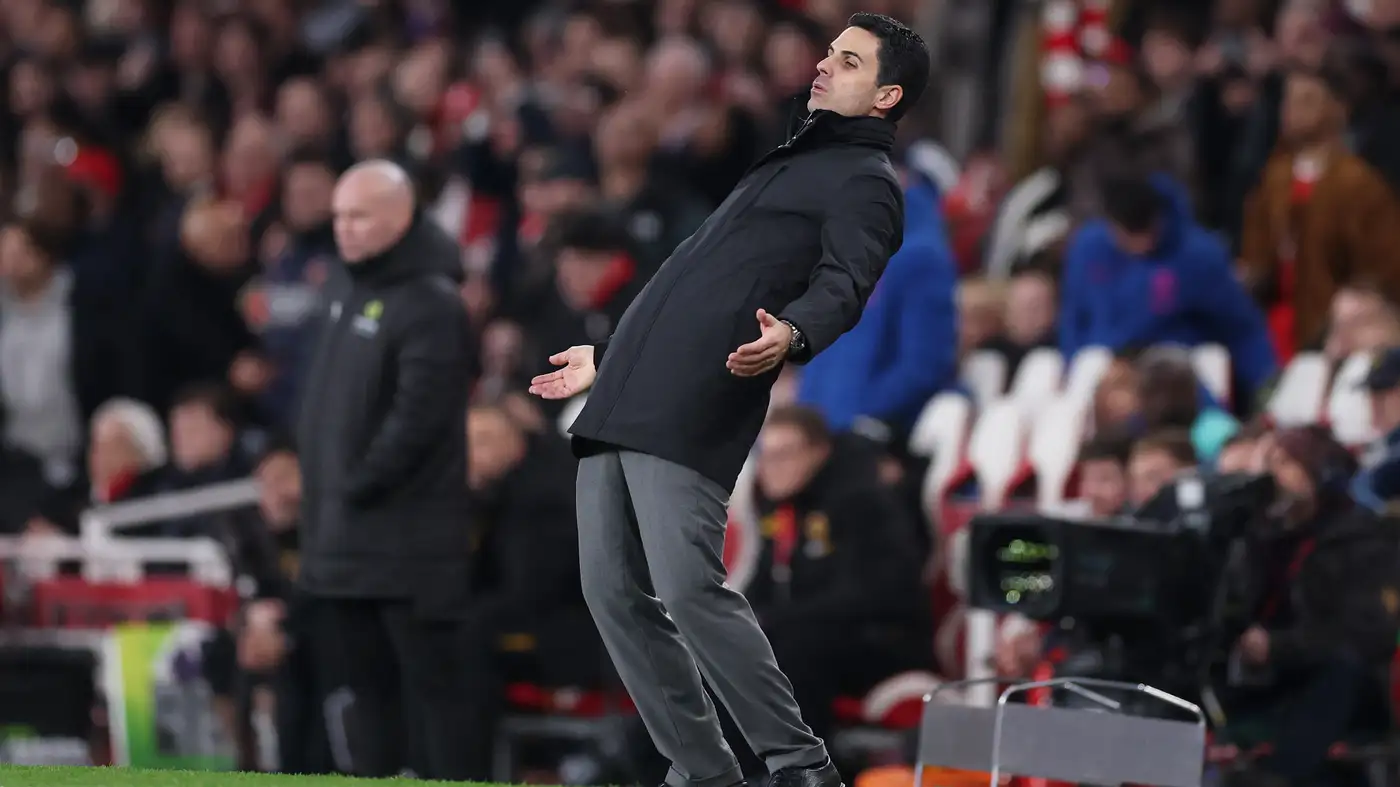 أرتيتا ينتقد: هذا الأداء غير مرضٍ في آرسنال