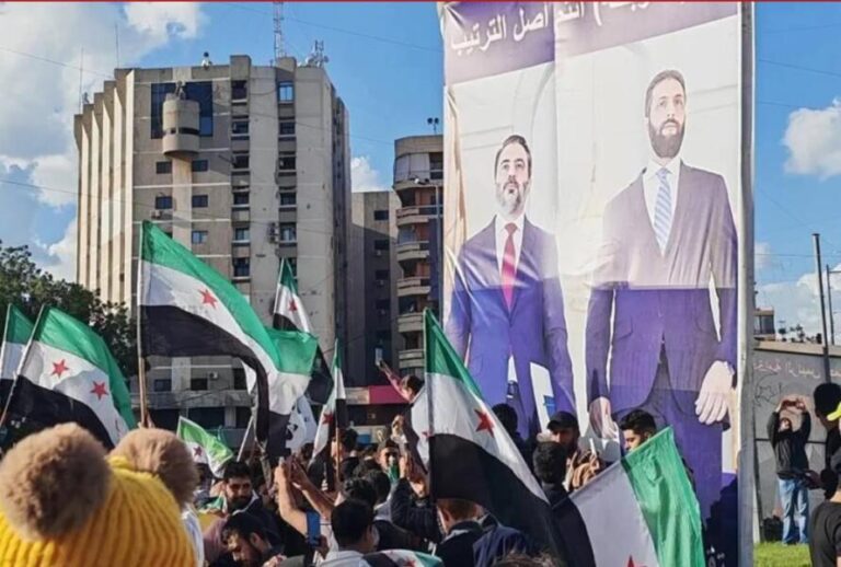 “الحزب” ينظم مظاهرات تأييد لأحمد الشرع