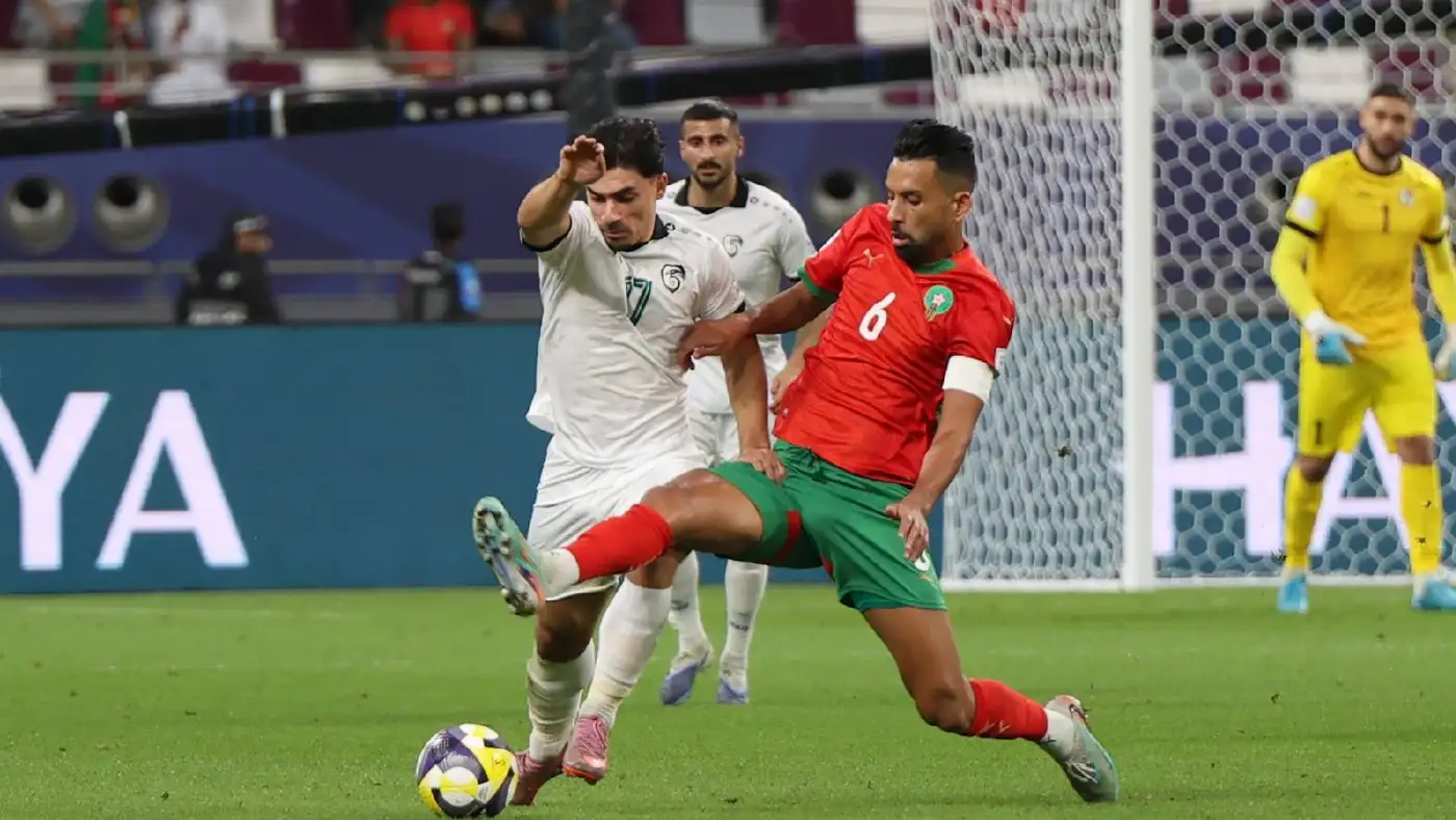 Morocco defeats Syria and qualifies for the Arab Cup semi-finals.