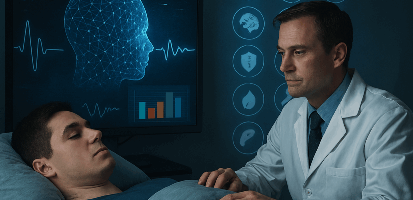 Read body health while sleeping