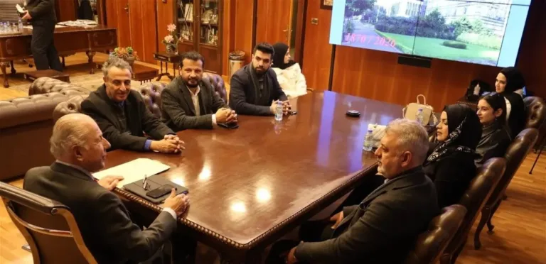 Discussions with an Iraqi delegation to strengthen economic cooperation and dialogue