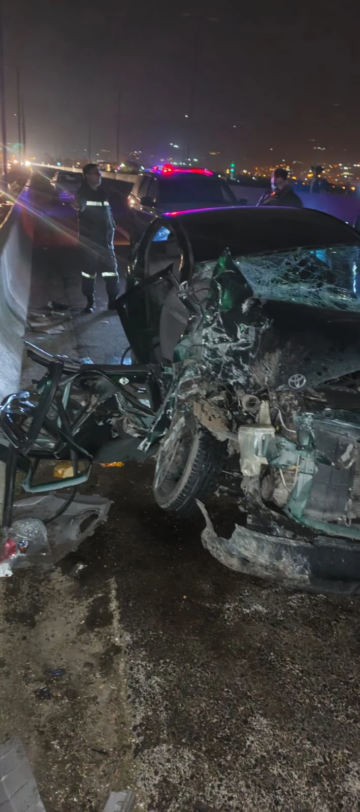 حوادث مرورية وإصابات متفرقة على طرق البقاع وجبيل