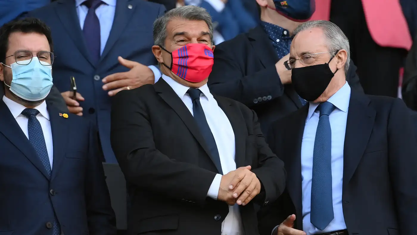 الكشف عن مبلغ الـ124 مليون يورو: مفاجأة مدوية من بيريز ولابورتا تهز أوساط الجماهير