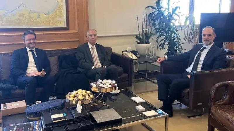 الرسامني يناقش مع السفير الفرنسي سبل تطوير التعاون ويلتقي بوفد من مرفأ بيروت