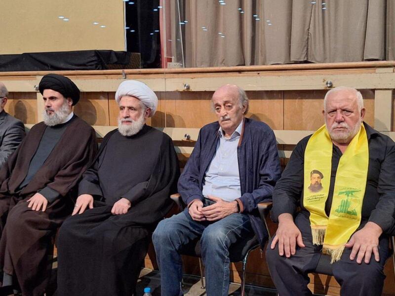 جنبلاط يهاجم نعيم قاسم بسبب خطابه الاخير!!