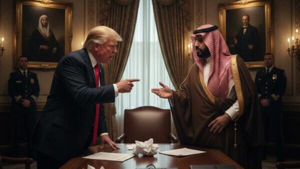 Did Bin Salman announce a divorce from Trump?