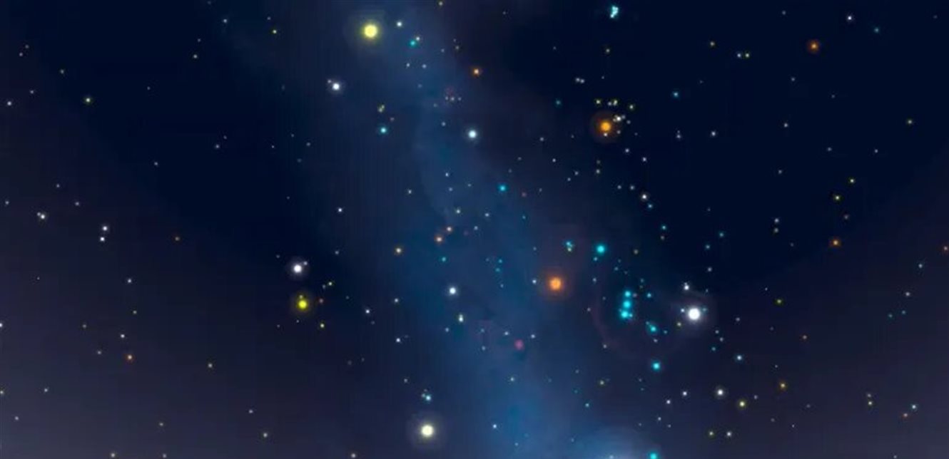 "February" Glow: Giant planets paint an artistic painting in the night sky