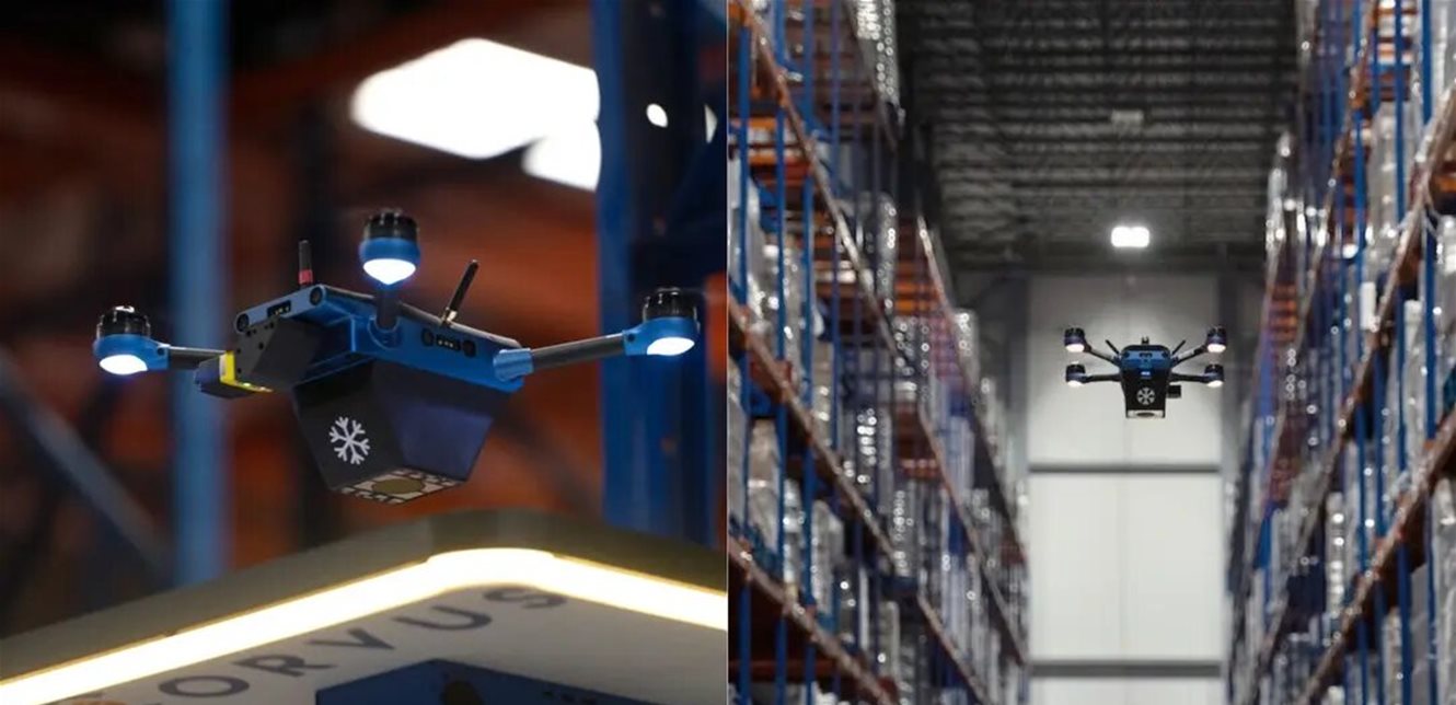 مخازن التجميد القاسية تعمل بطائرات ذاتية بالكامل: لا حاجة للعمال