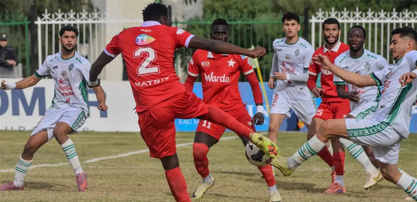 Dey settles it with a penalty kick... and the Tunisian stadium advances to second place