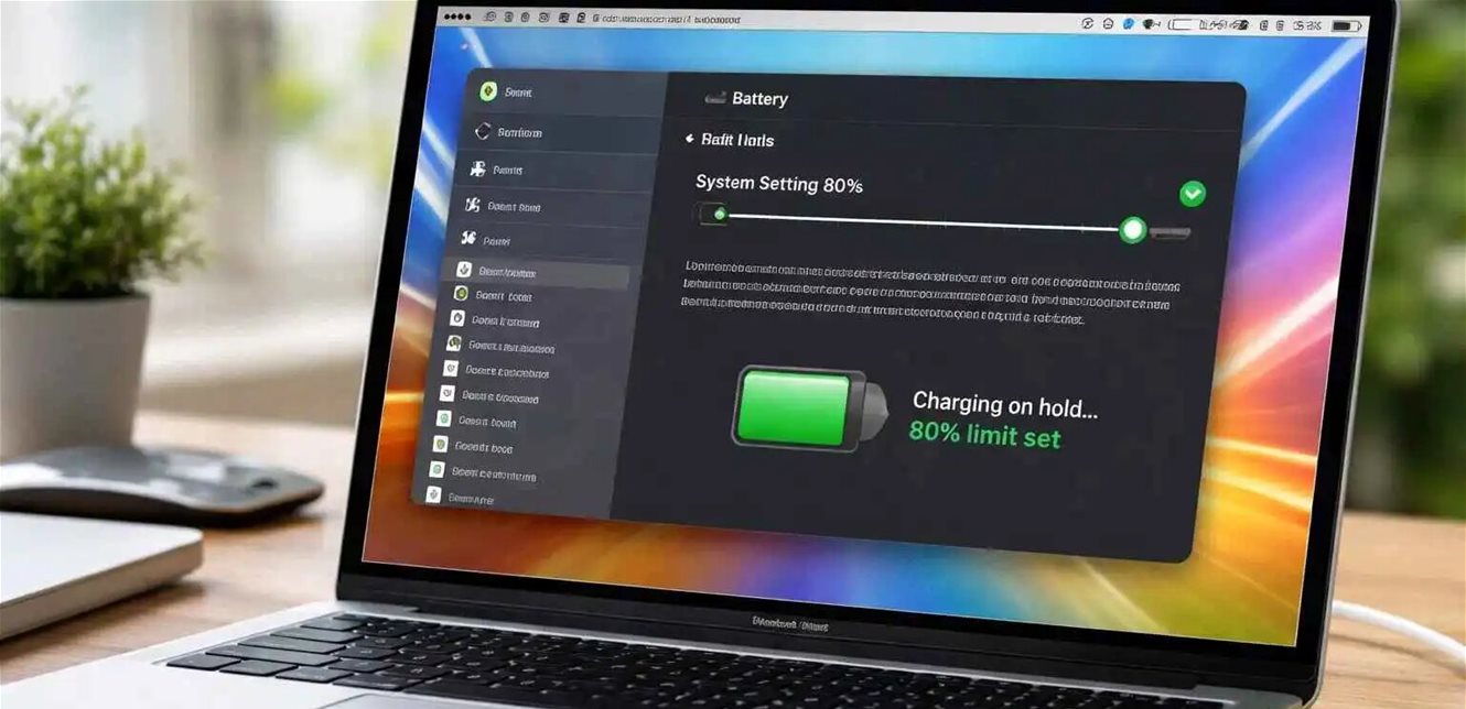 أبل تُدرج خاصية تحديد مستوى شحن البطارية في نظام macOS Tahoe