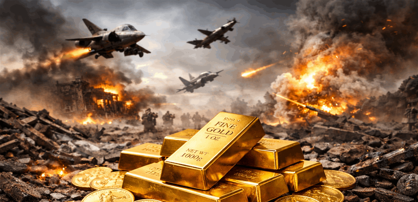 إلى أي مدى سترتفع أسعار الذهب في حال تفاقم الأوضاع بالمنطقة؟