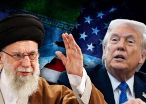 The Ayatollah sits with the Great Satan