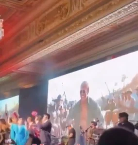 Trump sways to Latin tunes in his private club