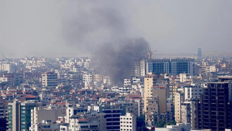 An Israeli call requests the evacuation of Al-Ghobeiry after a building was targeted by an unexploded missile!