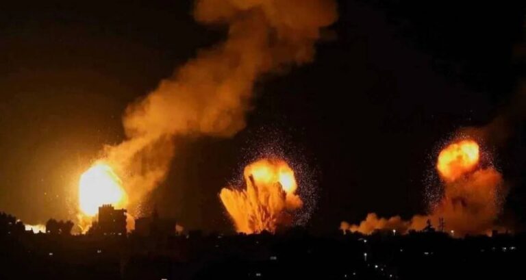Netanyahu Approves: Intense Airstrikes Target Central and Northern Gaza