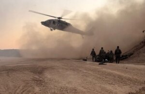 Thwarting an Israeli attempt to land soldiers by 15 helicopters