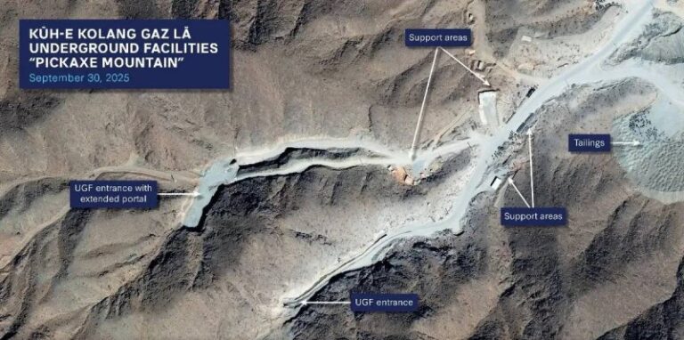 Deep Underground: New Images Reveal Fortified Iranian Nuclear Site