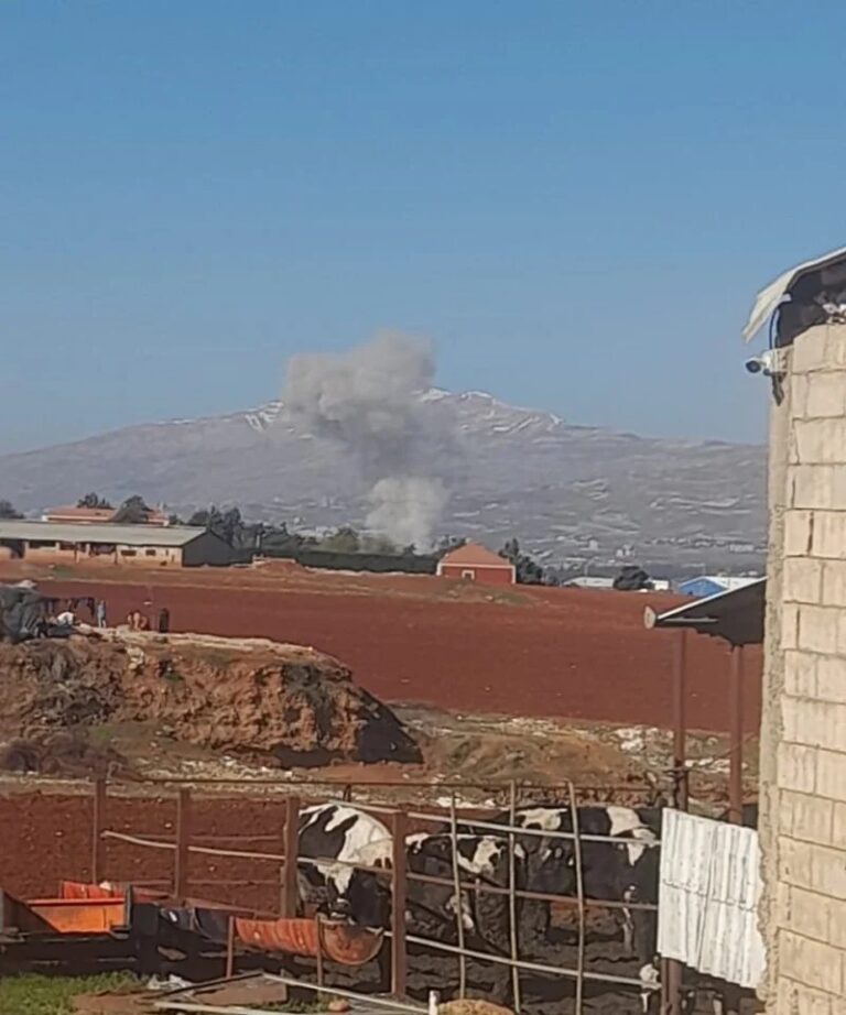 The Bekaa is under bombardment: raids target Tamnin and Sha’at following an escalation in the region