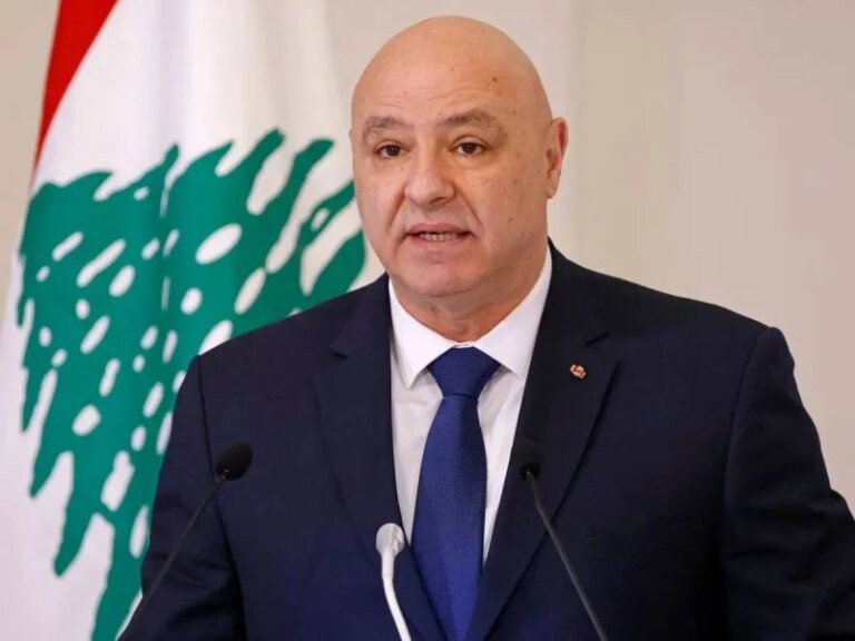 Aoun praises the Qatari position in support of stopping the escalation and solidarity