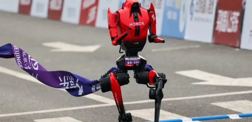 Robot outperforms runners in the Beijing Marathon