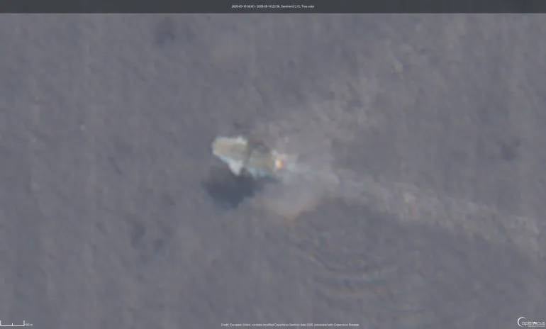 Satellites reveal US naval movements in the northern Arabian Sea