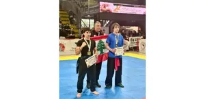 A new achievement: a gold medal after a gold belt for the Lebanese Yuri Nassif in Italy