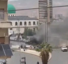 A security explosion in the heart of Damascus… A car bomb hits a sensitive military center