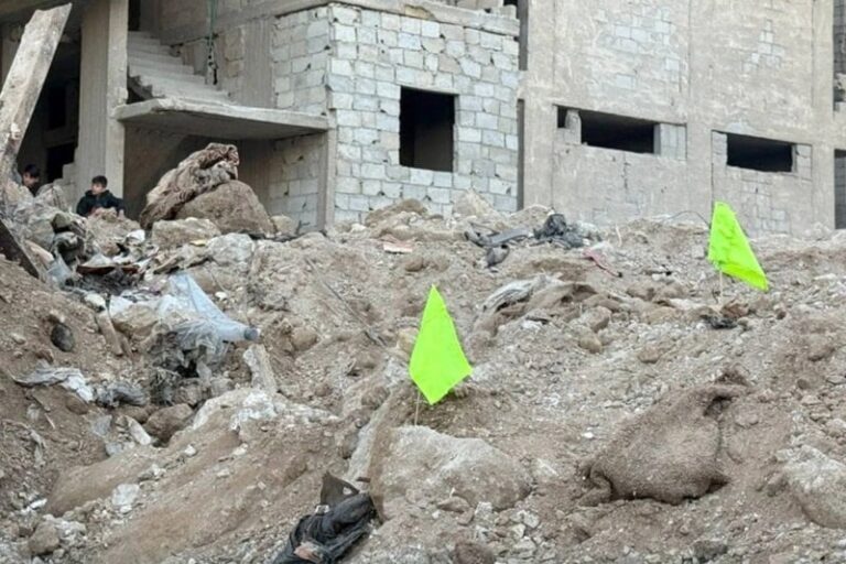 Children among the victims… Exhuming the “Solidarity Pit” reopens the wounds of Damascus
