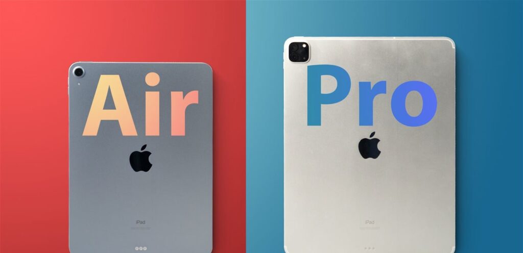 Fundamental differences…exclusive features that give the iPad Pro complete superiority over the iPad Air