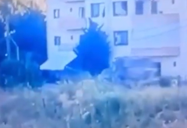 In the video… What is an Israeli robot doing between Arnoun and Kafr Benit?