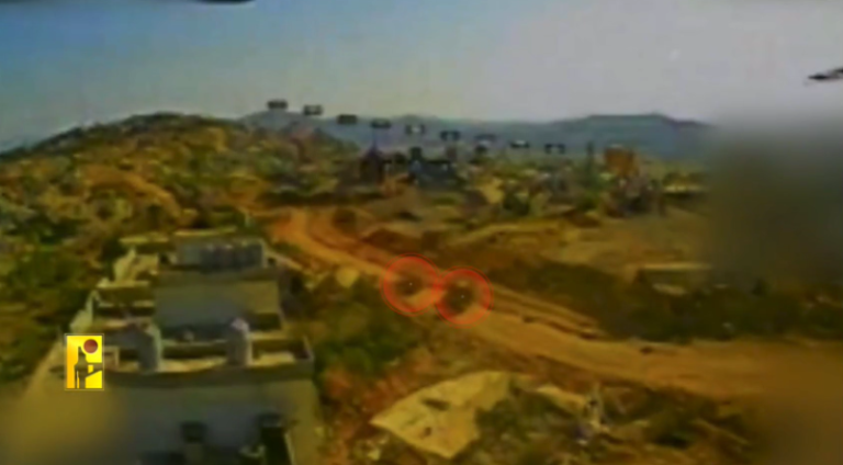Babbel in the sky and missiles on the ground… Hezbollah publishes scenes from its recent targets (video)