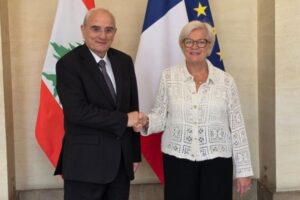 Mansi discusses in Paris support for the Lebanese army and implementation of Resolution 1701