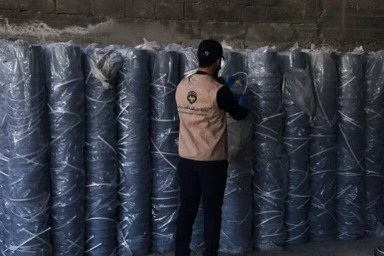 Inside plastic buckets…thwarting the smuggling of 1.3 million Captagon pills in Syria