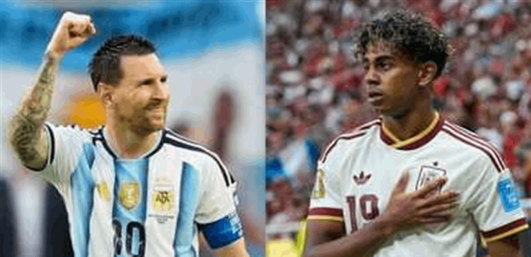 In an exciting first meeting: Messi in the face of Yamal… and a 19-year-old photo from before the final