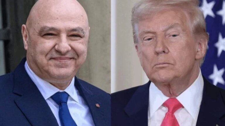 Weapons in exchange for withdrawal… Aoun presents his map to Trump