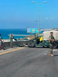A sudden deviation of a military vehicle…a collision on the Shekka Highway
