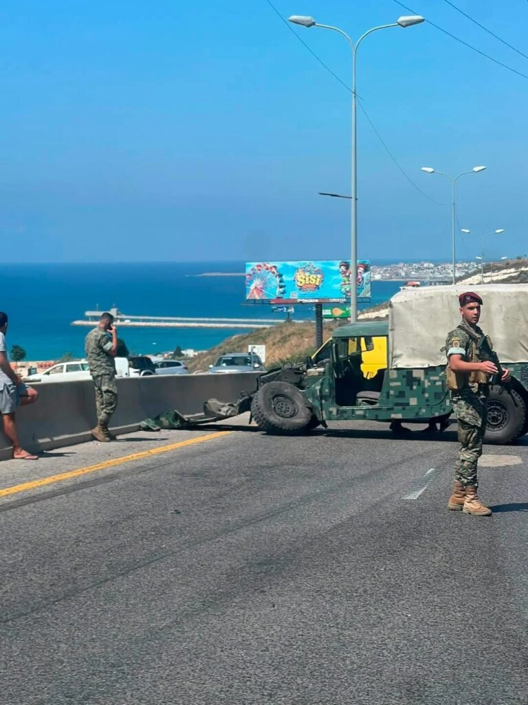 A sudden deviation of a military vehicle…a collision on the Shekka Highway