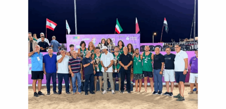 Lebanon leads the West Asian coast…gold for men and sweep for women